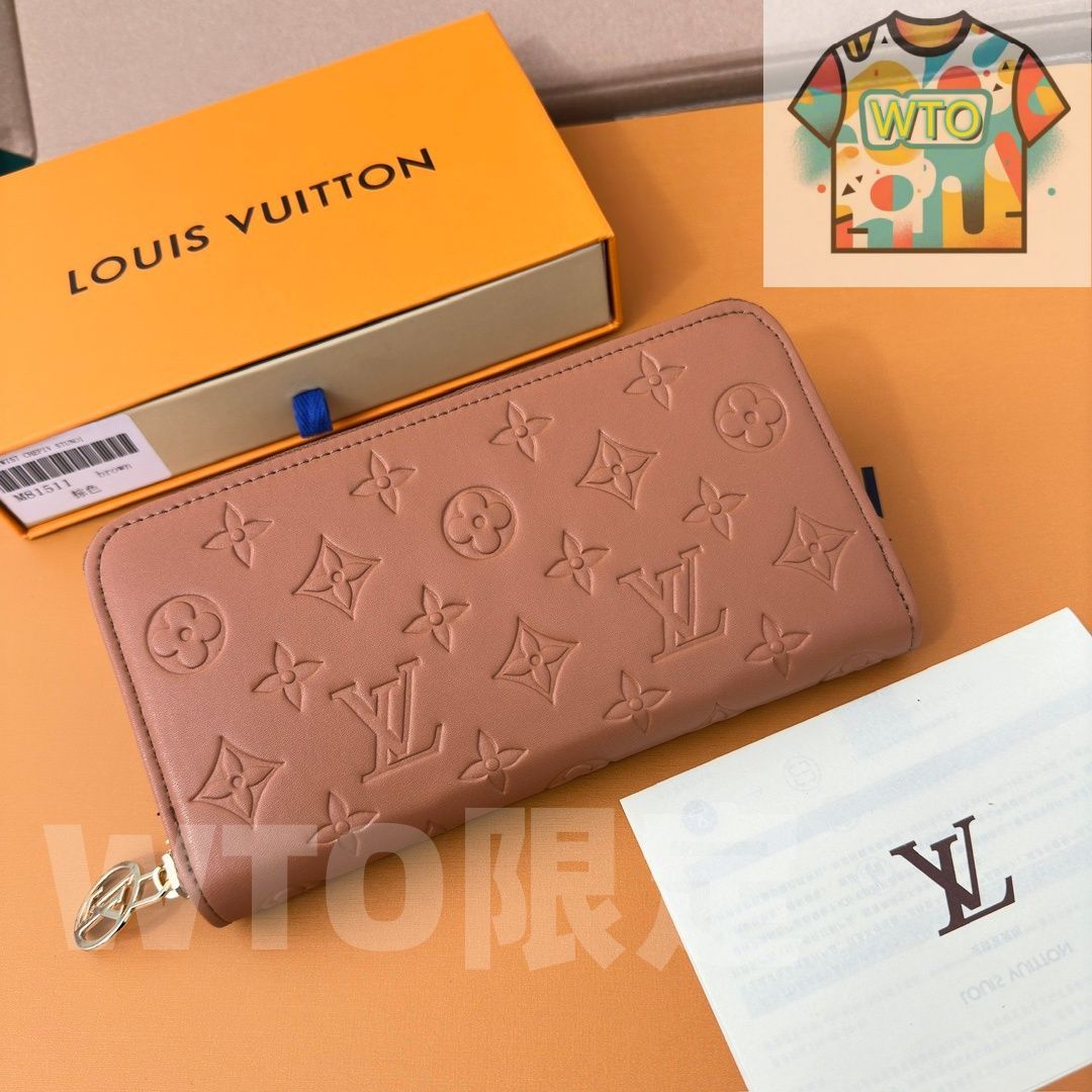 LV ルイヴィトン Louis Vuitton クッション ウォレット 19 5 10 2 cm モノグラムエンボスラムスキン WTO輸入