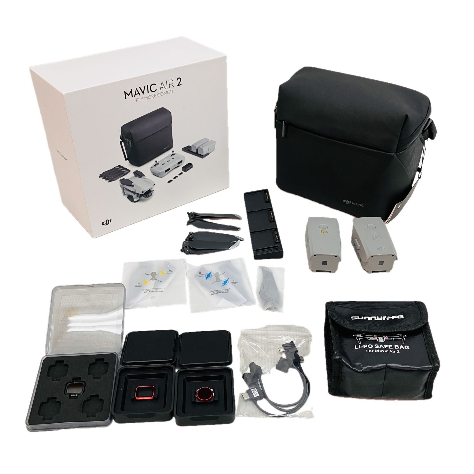 DJI MA2UE3W MAVIC AIR2 Fly More Combo ドローン 送信機セット