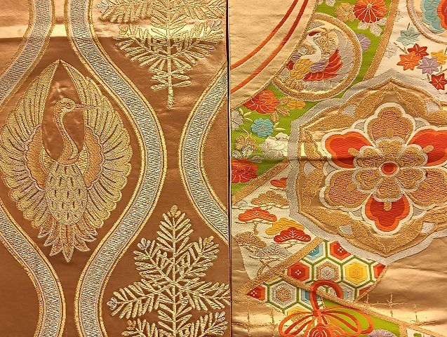 平和屋着物■袋帯 西陣 まとめて100点 向かい鳳凰 鶴 兎 蝶 風景 更紗 花柄 正倉院 佐賀錦 金銀糸 など 未使用品あり 全て正絹 mmm027 平和屋着物□袋帯 西陣 まとめて100点 向かい鳳凰 鶴 兎 蝶 風景 更紗