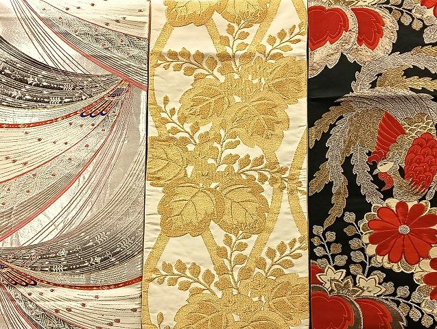 平和屋着物□袋帯 西陣 まとめて100点 鳳凰 孔雀羽 人物 蝶 更紗 花柄