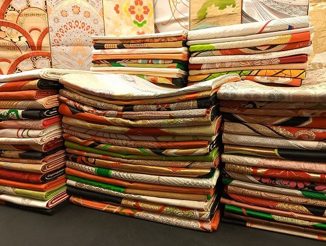 平和屋着物□袋帯 西陣 まとめて100点 鳳凰 孔雀羽 人物 蝶 更紗 花柄