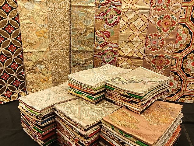 平和屋着物■袋帯 西陣 まとめて100点 鳳凰 蝶 更紗 花柄 七宝 正倉院 金銀糸 など 着用可能多数 未使用品あり 全て正絹 mmm036 平和屋着物□袋帯 西陣 まとめて100点 鳳凰 蝶 更紗 花柄 七宝 正倉院