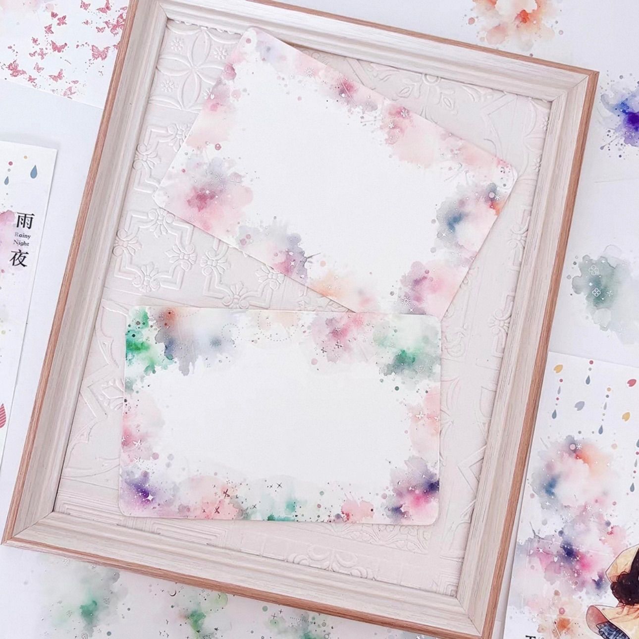 烫银 半透明 小彩团 6cm×6m 185cm/loop 海外マスキングテープ 海外