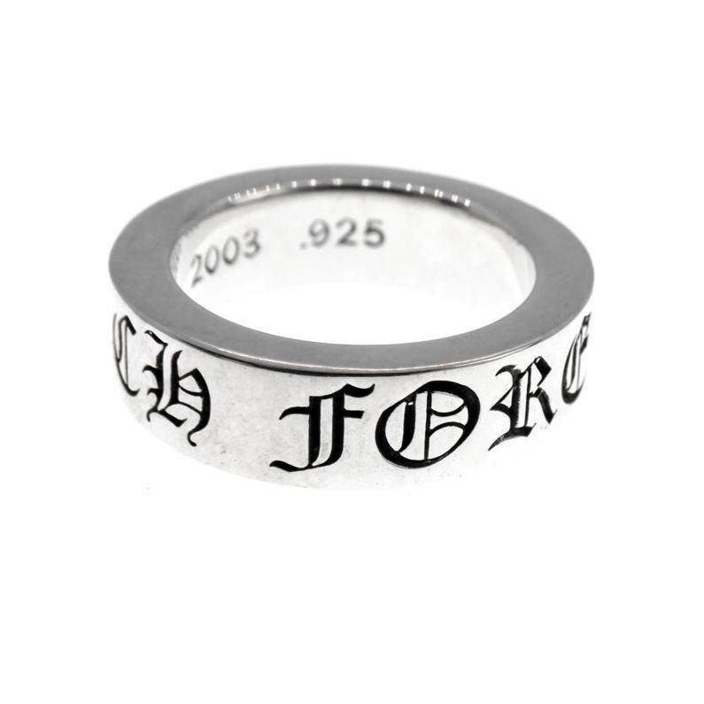 クロムハーツ CHROME HEARTS 6mm SPACER FOREVER スペーサー フォーエバー シルバー リング 41301