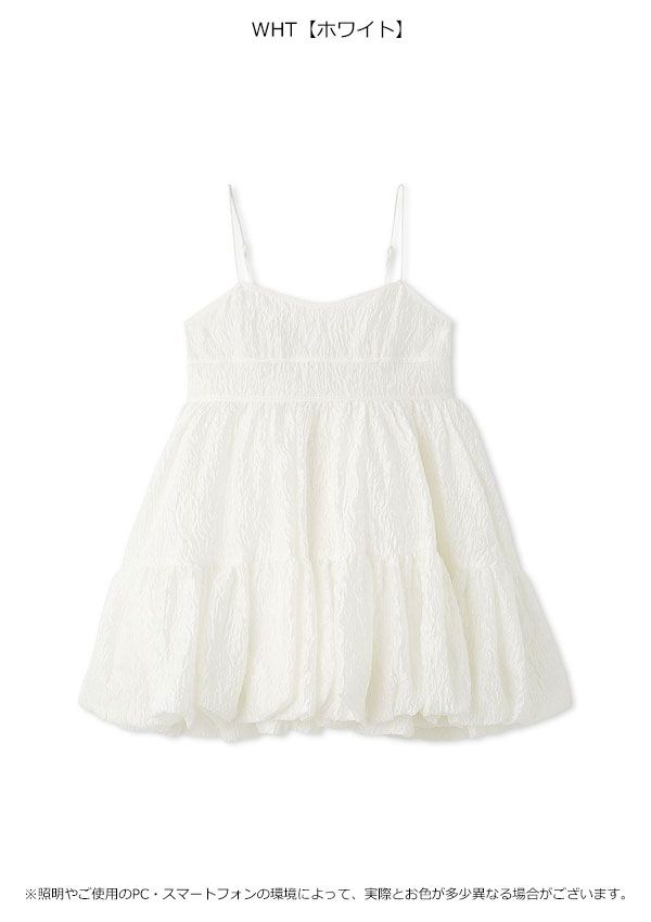 10 OFF リリー ブラウン LILY BROWN ワンピース 25秋冬 ジャカードバルーンミニワンピース ミニ丈 ノースリーブ lwfo 255033