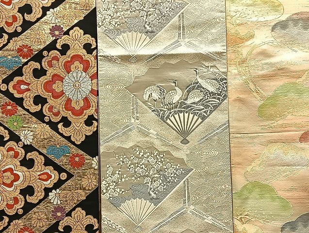 平和屋着物□袋帯 西陣 まとめて100点 鶴 鴛鴦 蝶 更紗 花柄 正倉院