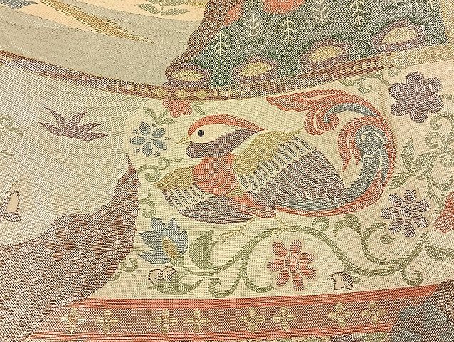 平和屋着物□袋帯 西陣 まとめて100点 鶴 鴛鴦 蝶 更紗 花柄 正倉院