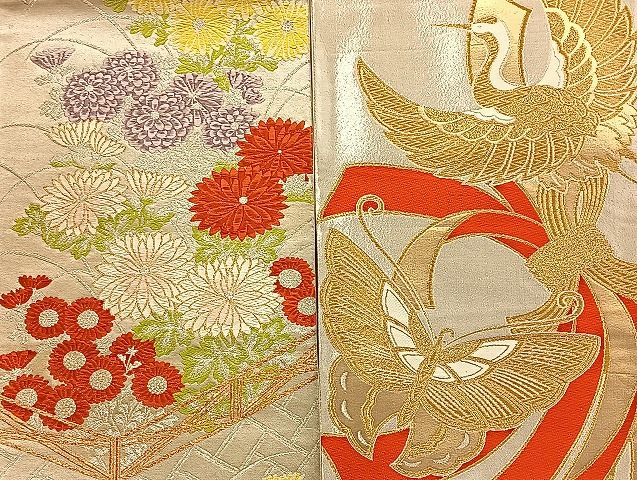 平和屋着物□袋帯 西陣 まとめて100点 鶴 鴛鴦 蝶 更紗 花柄 正倉院