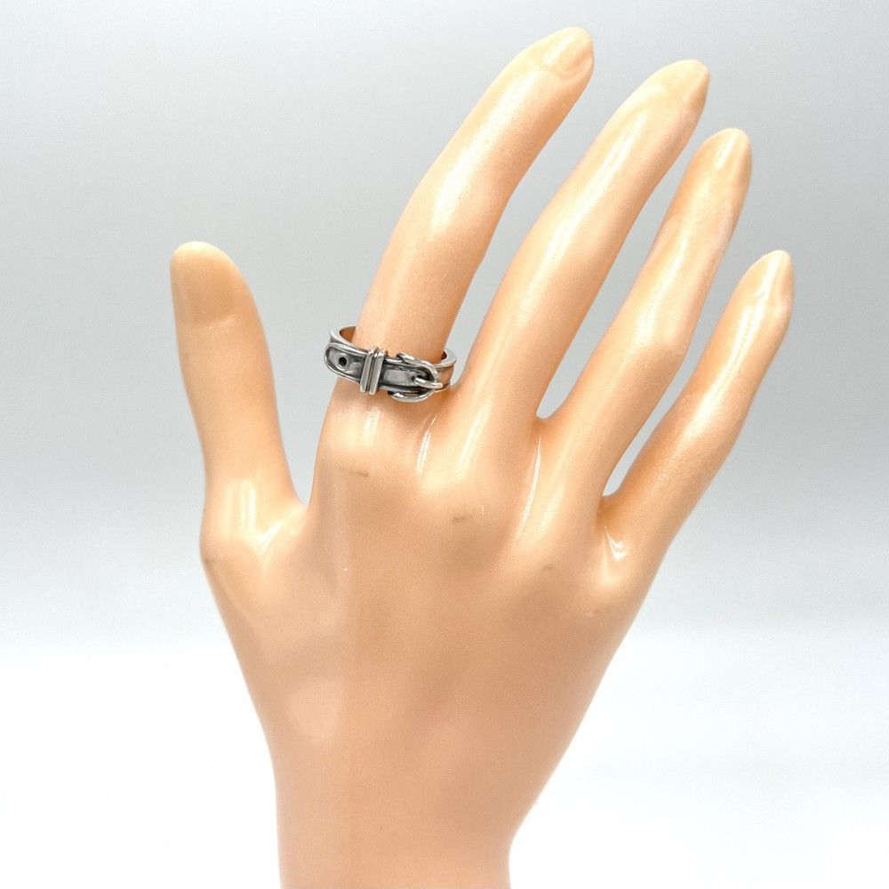 エルメス 指輪 レディース サンチュール リング ジュエリー ベルトモチーフ HERMES シルバー925 約13号 約4.9 g 品