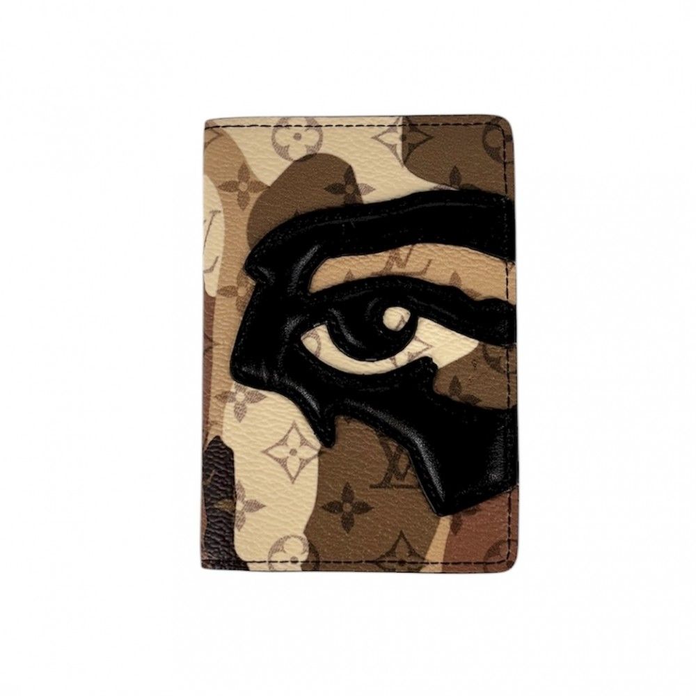 ルイヴィトン カードケース メンズ LV ポートレート オーガナイザードゥポッシュ 名刺入れ 定期入れ 小物 LOUIS VUITTON M 82574 ブラウン 茶 ブラック 黒 品