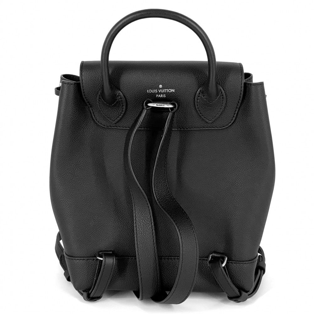 ルイヴィトン リュック レディース ロックミー バックパック LOUIS VUITTON M41815 レザー ブラック 黒 シルバー金具 品