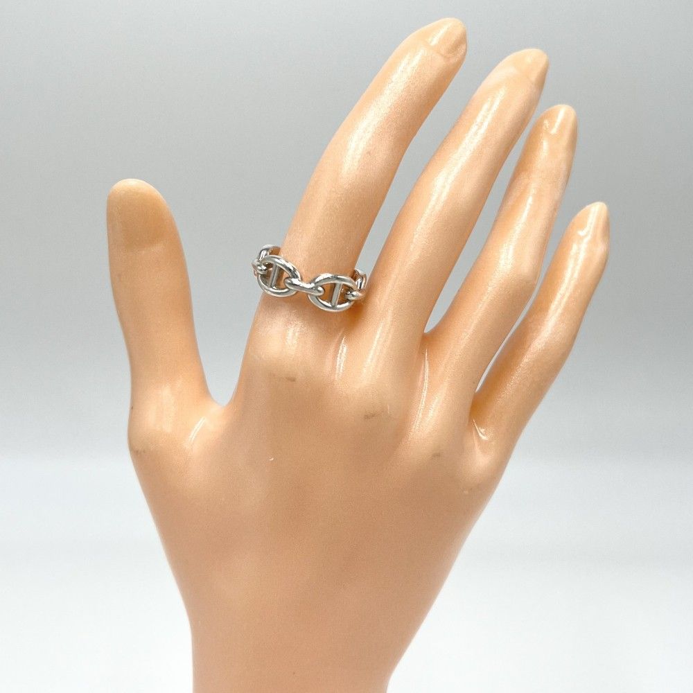 エルメス 指輪 レディース シェーヌダンクル アンシェネ ジュエリー 小物 HERMES シルバー925 約11.5号 約5.6 g 品