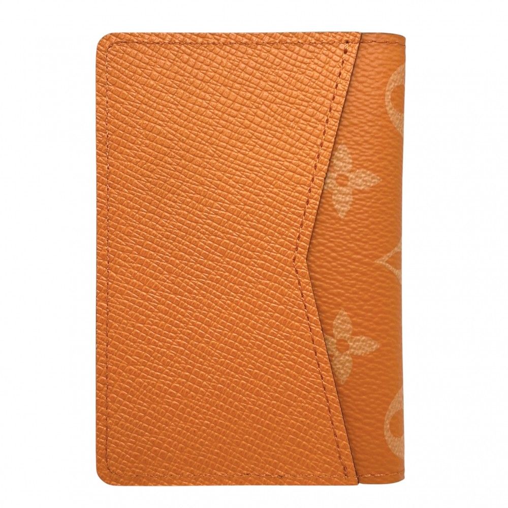 ルイヴィトン カードケース メンズ タイガラマ オーガナイザードゥポッシュ 名刺入れ 定期入れ パスケース 小物 LOUIS VUITTON M 30437 オレンジ 品