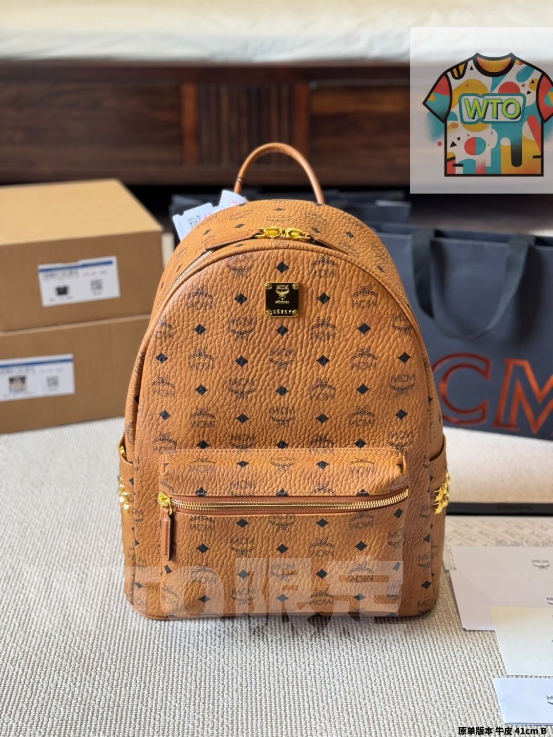 今日 MCM ミューチュアル クレーション モンタージュ 2025 バックパック-WTO輸入1