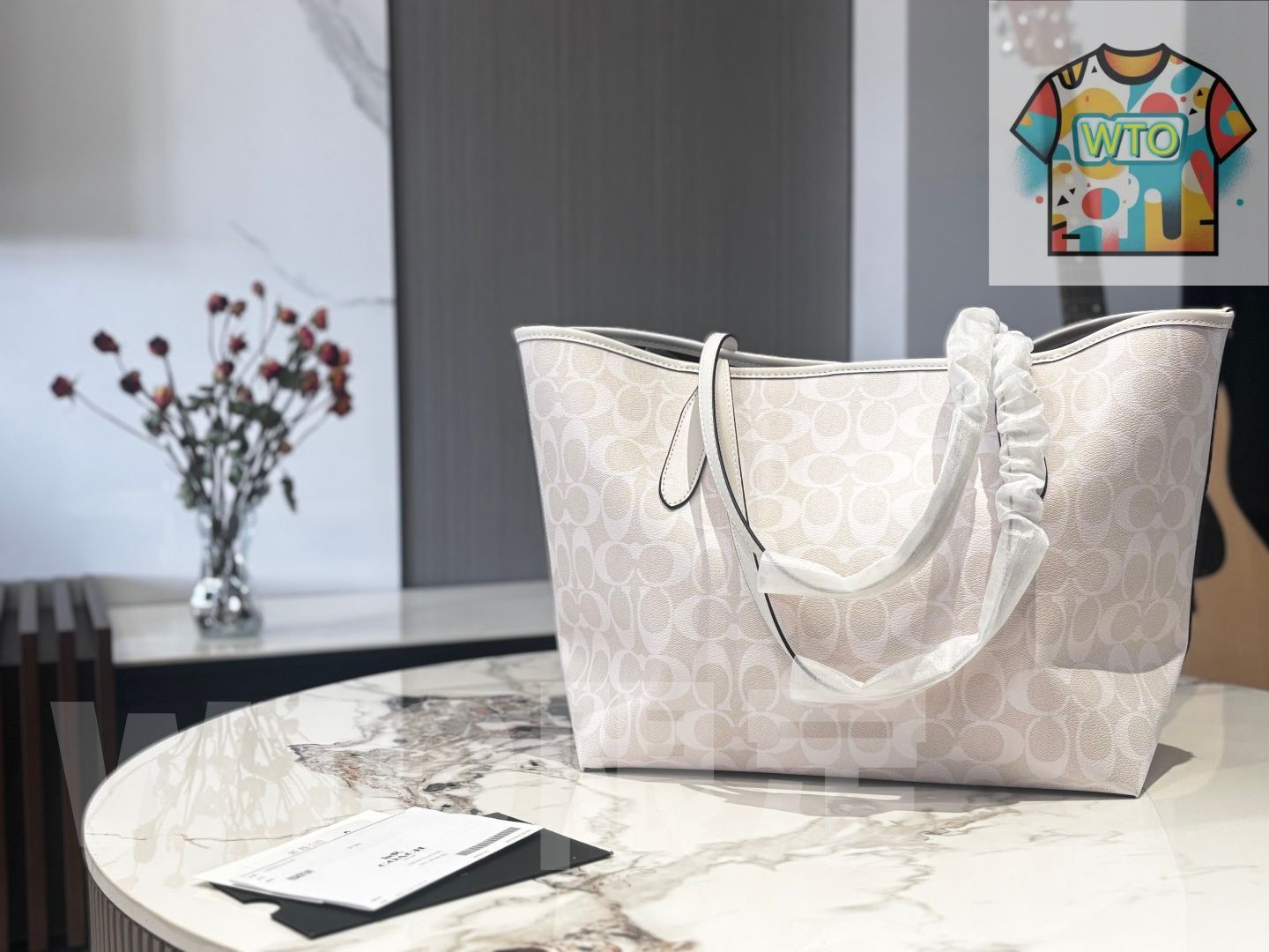  今日 COACH City 33 Tote Bag with Snap - コーチ 吸扣トートバッグ-WTO輸入2 ショルダーバッグ ショルダーバッグ