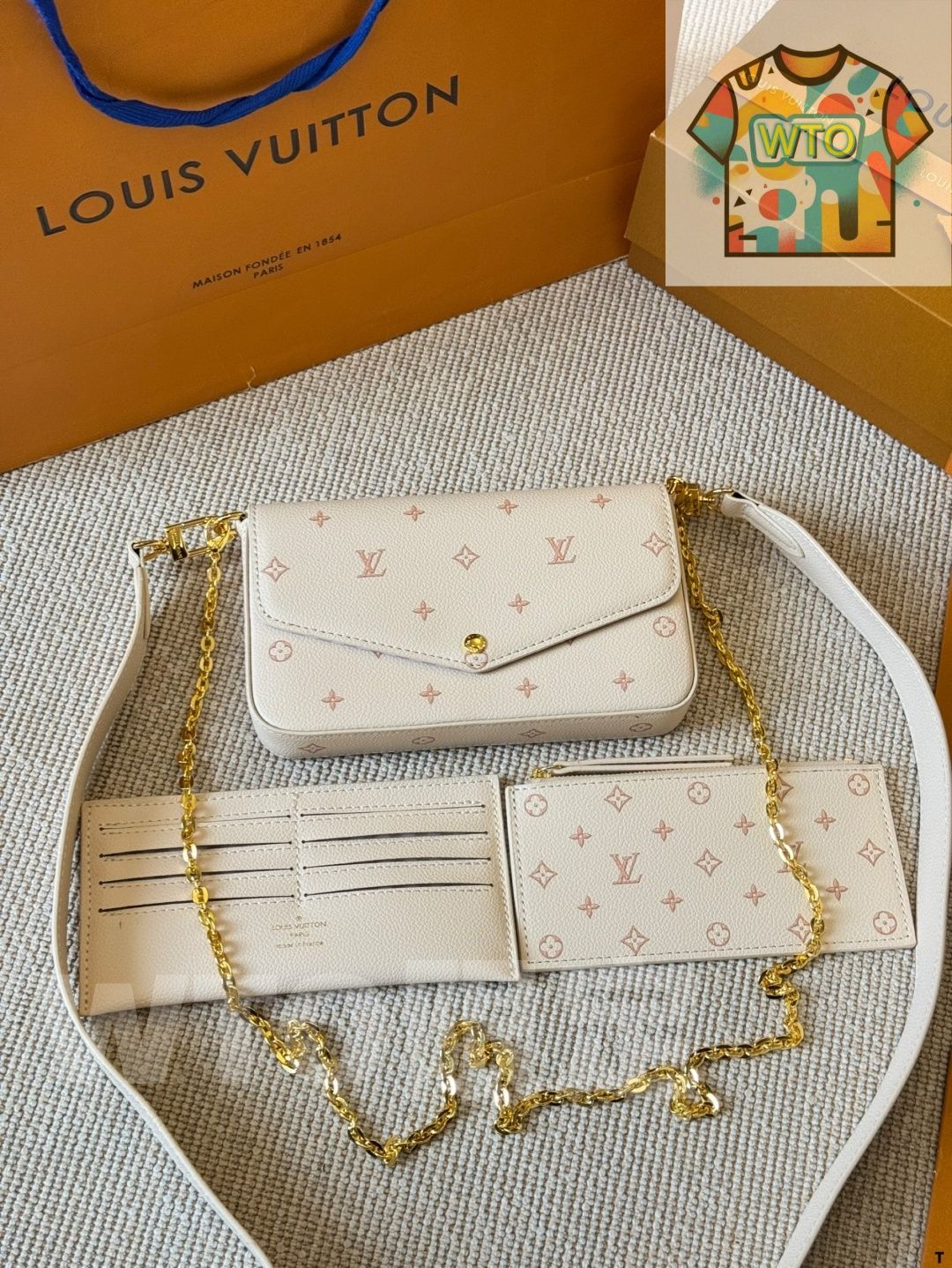 今日 LV POCHETTE F LICIE 2025 Triple Set - LV ポシェット フェリシエ 2025 トリプルセット-WTO輸入