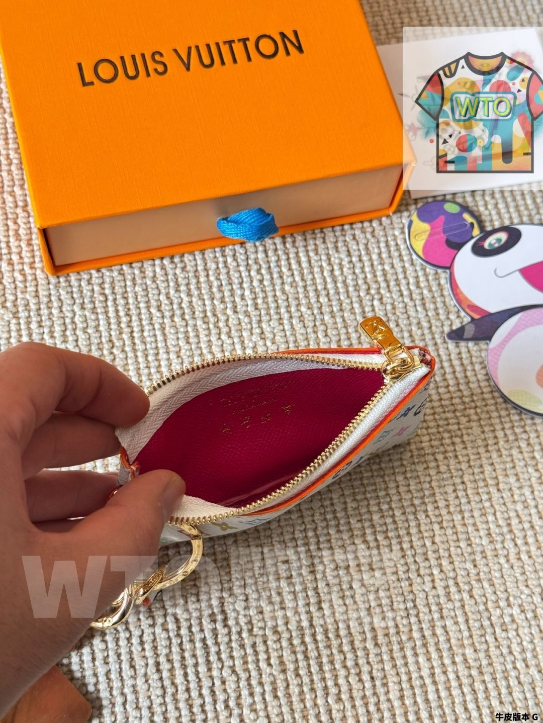  今日 Louis Vuitton x 村上隆 レインボーモノグラム スマホストラップ-WTO輸入2 ショルダーバッグ ショルダーバッグ