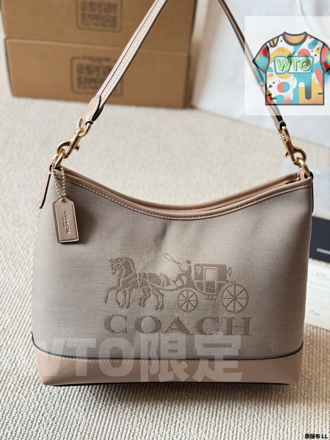 今日 COACH Laurel Hobo Bag - クーチ ローレル ホボバッグ-WTO輸入1