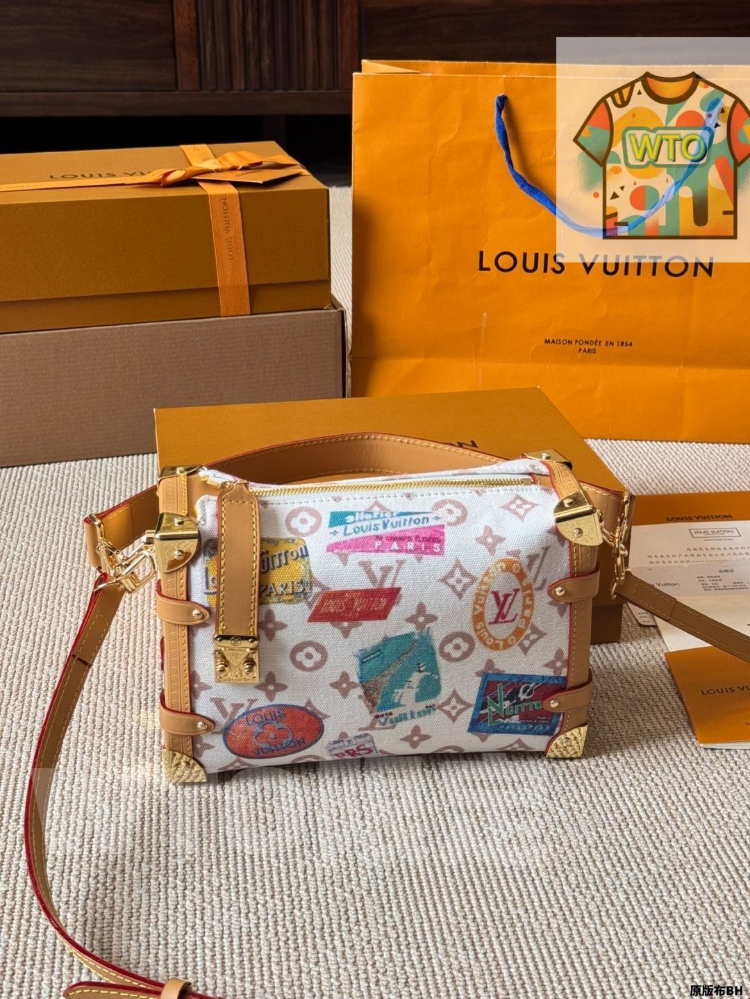  今日 Gulailin-style LV Side Trunk - 谷 凌スタイルの サイドトランク-WTO輸入2 ショルダーバッグ ショルダーバッグ