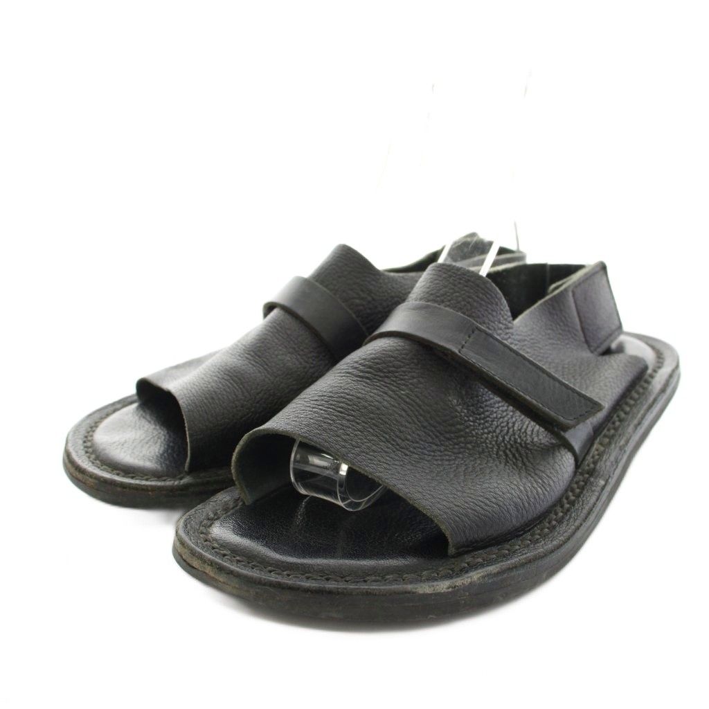 トリッペン trippen モーダル MODAL サンダル ベルクロ アンクルストラップ レザー 24 5 cm 黒 ブラック YT