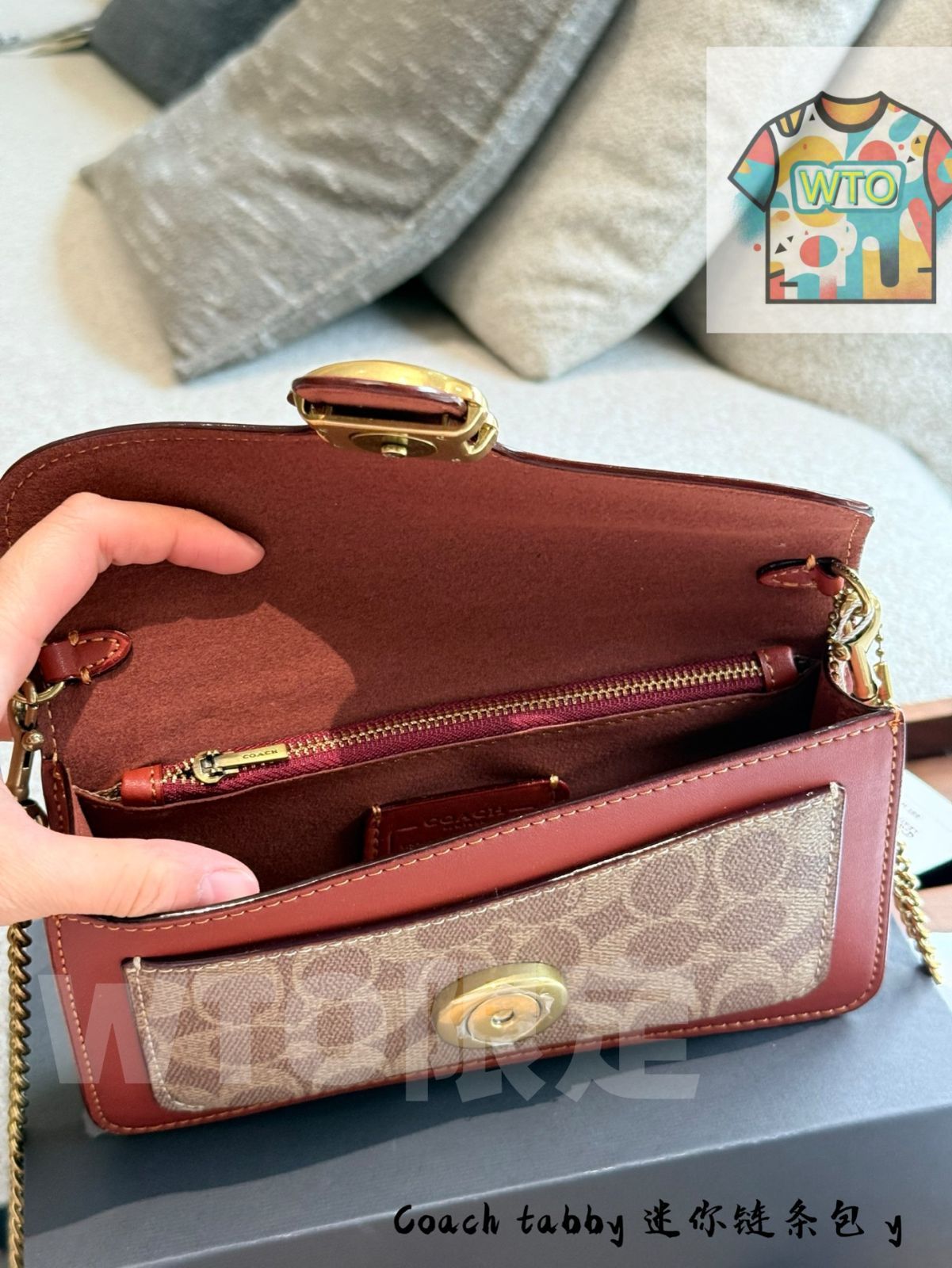  今日 COACH Tabby Mini Chain Bag - コーチ タビー ミニ チェーン バッグ-WTO輸入2 ショルダーバッグ ショルダーバッグ