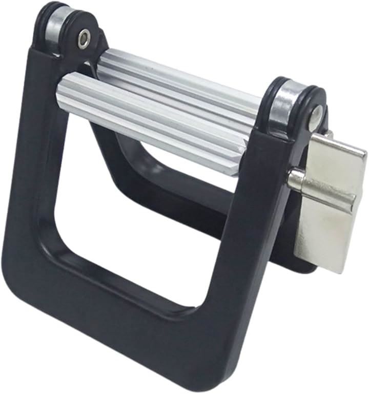 Ryubof 牙膏軟管擠壓器 鋁製 牙膏 軟膏 藥品 軟管擠壓器 金屬製 推擠器 節省 環保 用到最後 (黑色) 的縮圖