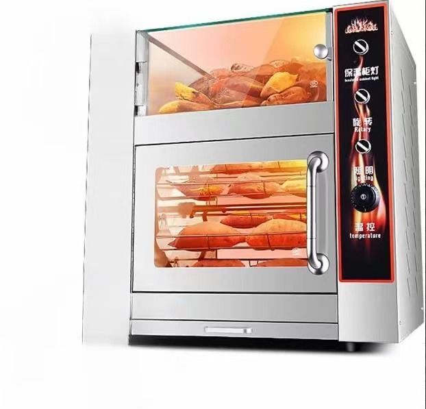 業務用焼き芋機 50 250℃温度調整 屋台ガス卓上自動電気オーブンストーブ焼き芋コーンポテトマシン