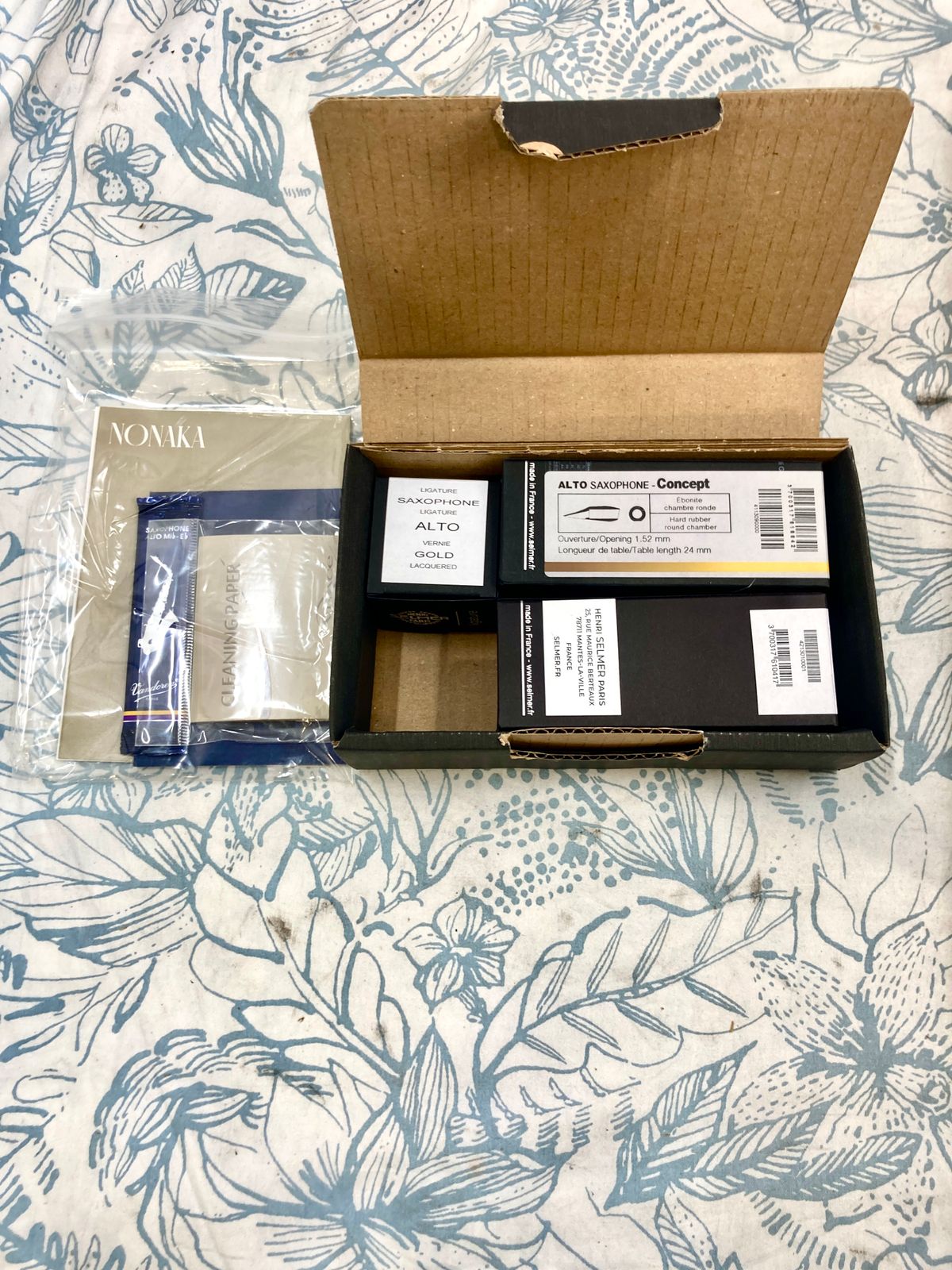 NONAKA SELMER シュブーレ A SAX DARK GL パーツ アソート セット