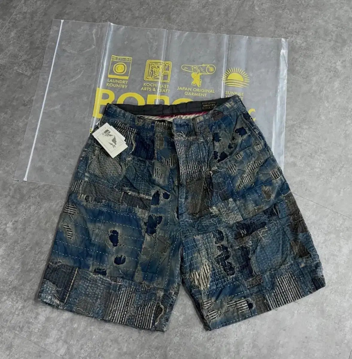 KAPITAL キャピタル ボロ ショーツ 3 4