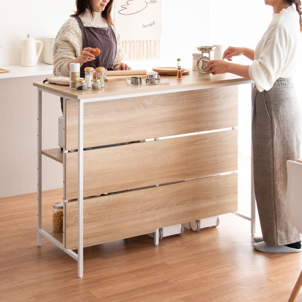 キッチン カウンターテーブル 幅１２０cm キッチンカウンター カウンター アイランドキッチン キッチン作業台 キッチンテーブル