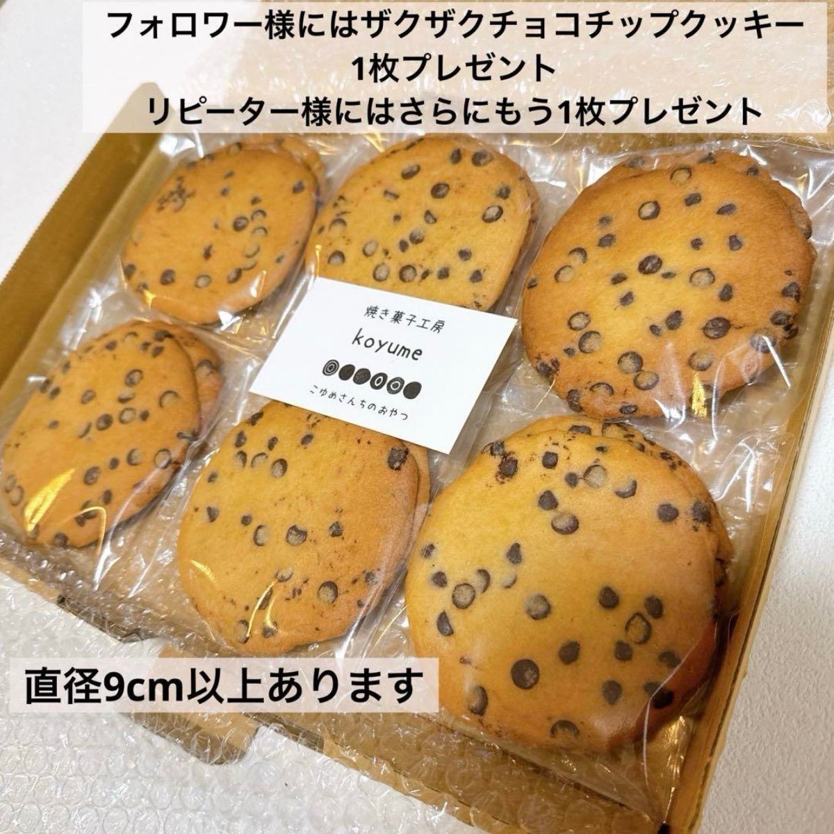 ザクザクチョコチップクッキー 12枚入 手作り - メルカリ