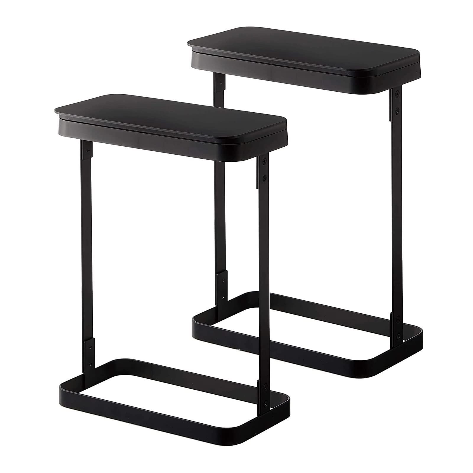 数量 20L キッチン 10L 蓋付き ルーチェ 分別 ゴミ箱 ブラック 2個セット スリム 5402×2 横開き分別ゴミ袋ホルダー 山崎実業 Yamazaki