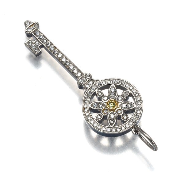 ペンダントトップ イエロー-クリア