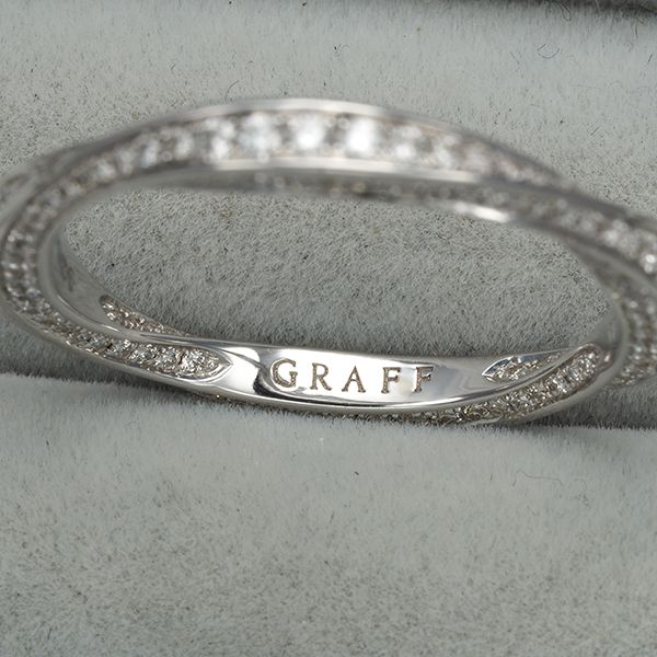 グラフ リング ダイヤ ダイヤモンド スパイラル ツイスト フル