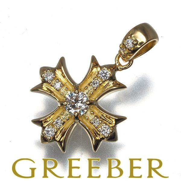 ゆきざき ペンダントトップ ダイヤ ダイヤモンド 0.12ct/0.08ct