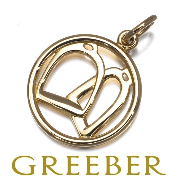 エルメス ペンダントトップ 鐙 K18YG 179806