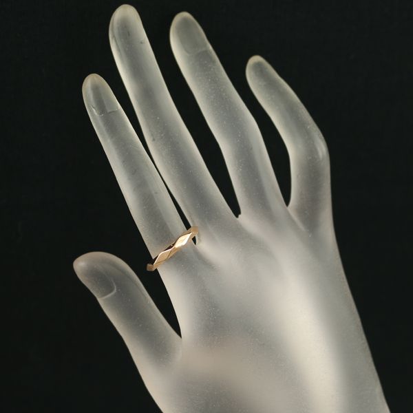 ブシュロン リング ファセット ミディアム 52号 K18PG #180521 - メルカリ