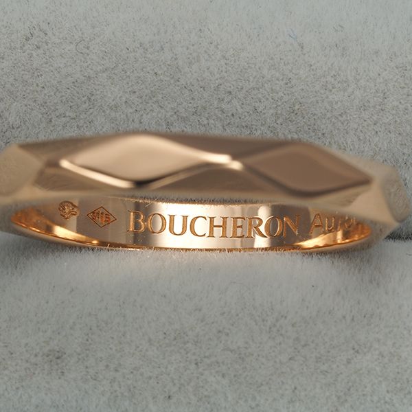 ブシュロン リング ファセット ミディアム 52号 K18PG #180521 - メルカリ