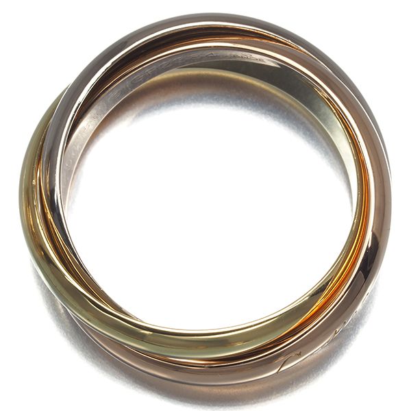 カルティエ トリニティリング スリーカラー クラシック 56号 K18YG/WG