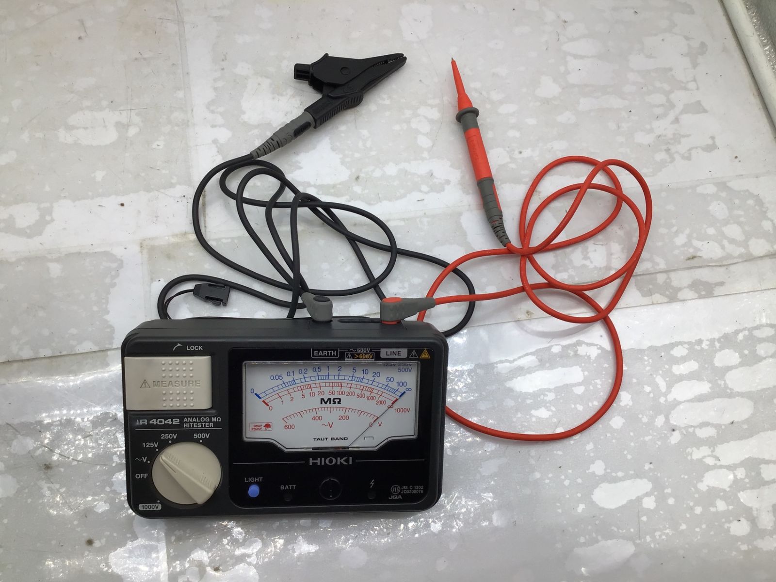 品 HIOKI 日置電機 アナログメグオームハイテスタ 絶縁抵抗計 4レンジ IR4042-11 IT4IU2SKHY98 エコツール笠寺店 M02