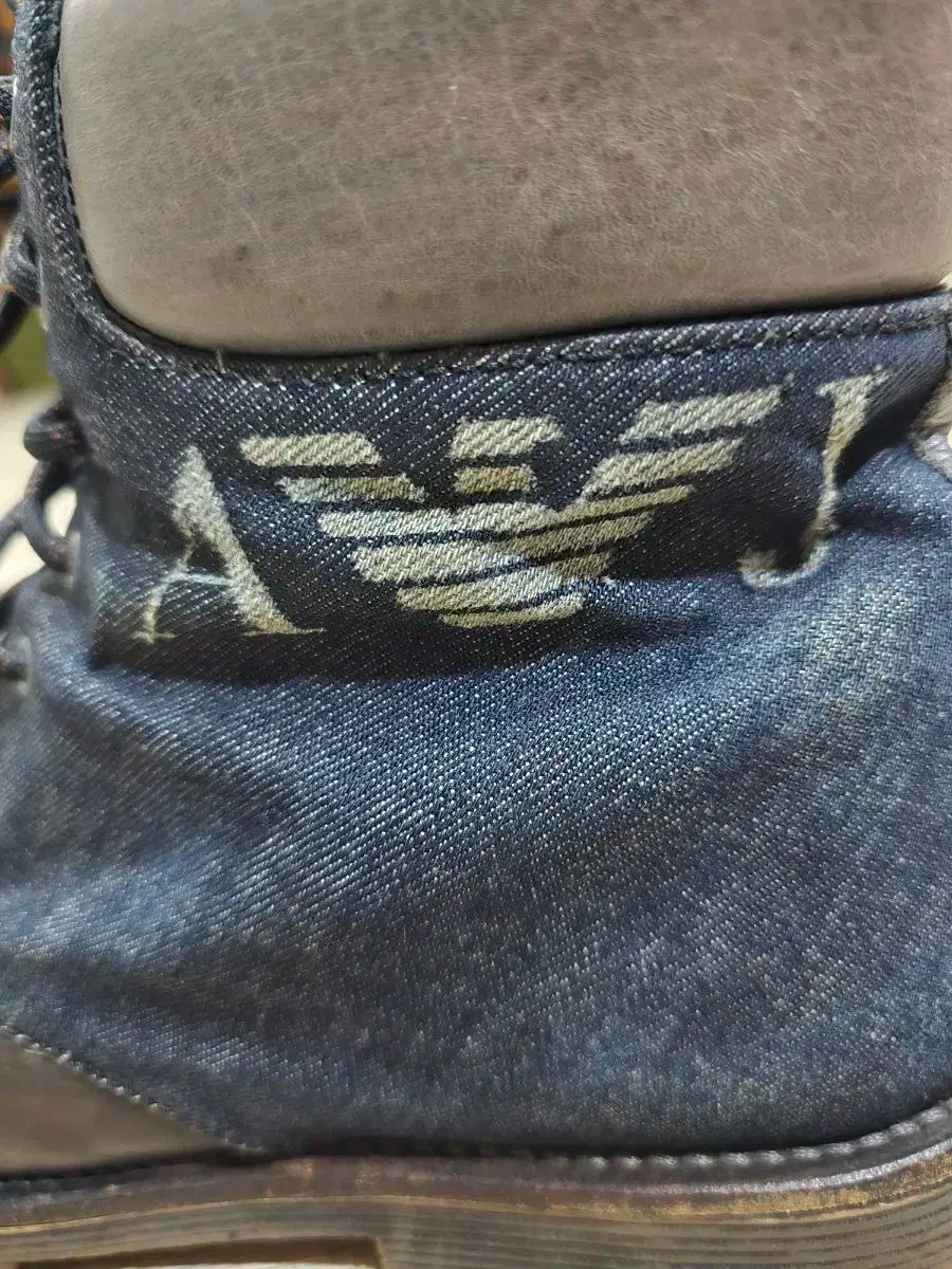 アルマーニ ジーン デニム ウォーカーブーツ 43 275mm