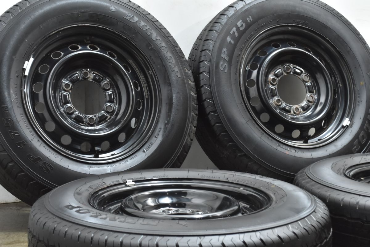 ノーマル戻しに トヨタ 200 ハイエース 15 in 6 J 35 PCD 139 7 ダンロップ SP 175 N 195 80 R LT レジアスエース 流用 可