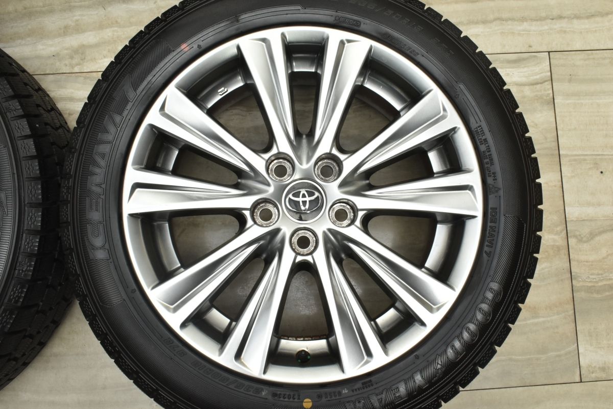 バリ溝】トヨタ 30 アルファード ヴェルファイア 純正 18in 7.5J +45