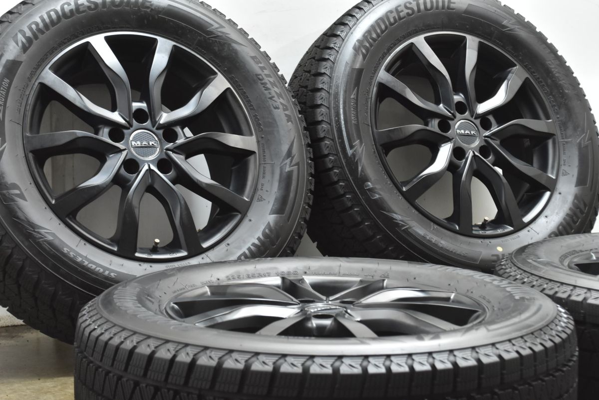 バリ溝 MAK ケルン 17 in 7 J 38 PCD 114 3 ブリヂストン ブリザック DM V 235 65 R ダッジ ナイトロ スタッドレス 交換用