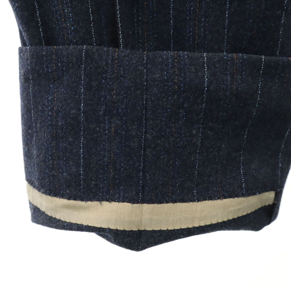 60s 70s ヴィンテージ ストライプ柄 スラックスパンツ ネイビー TALON