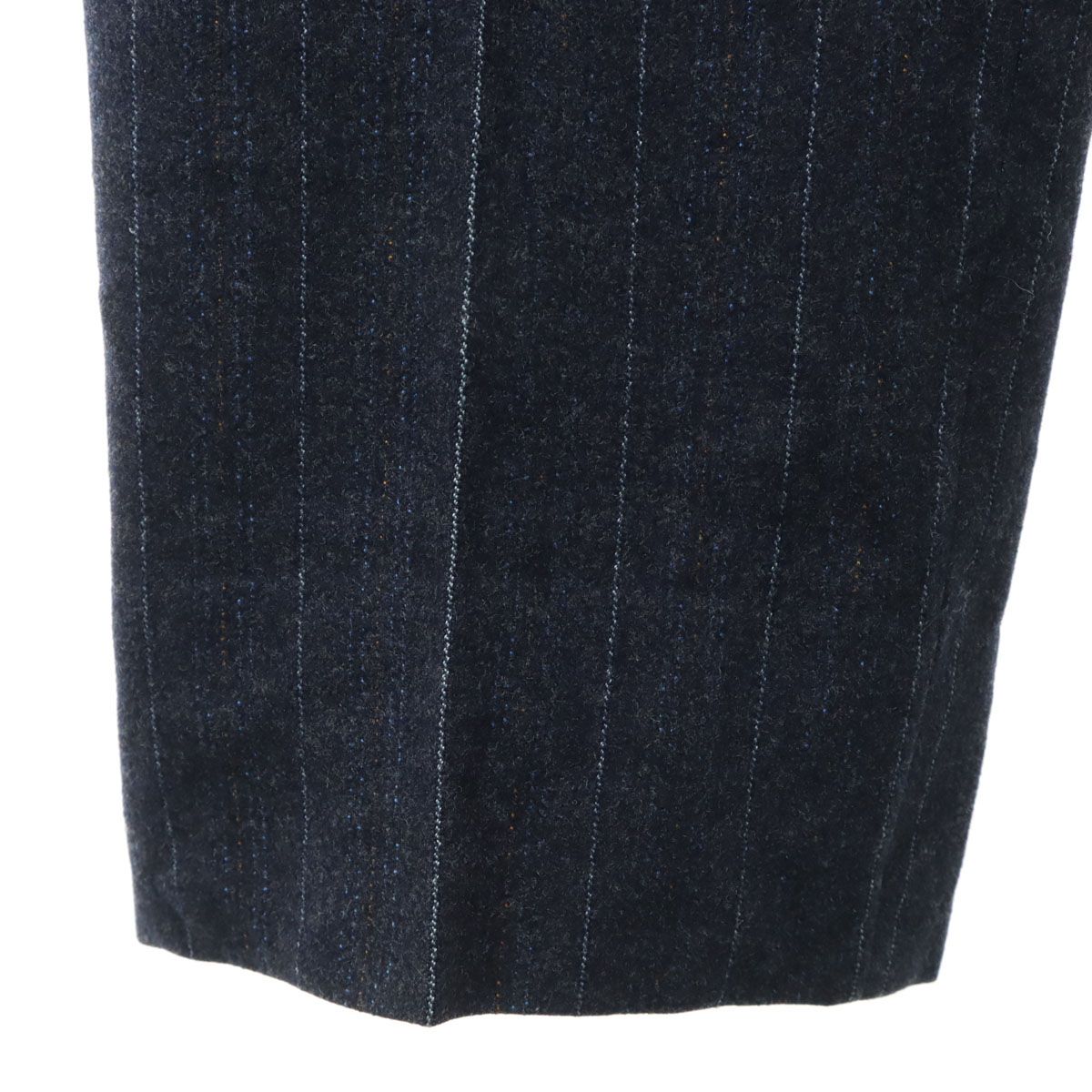 60s 70s ヴィンテージ ストライプ柄 スラックスパンツ ネイビー TALON