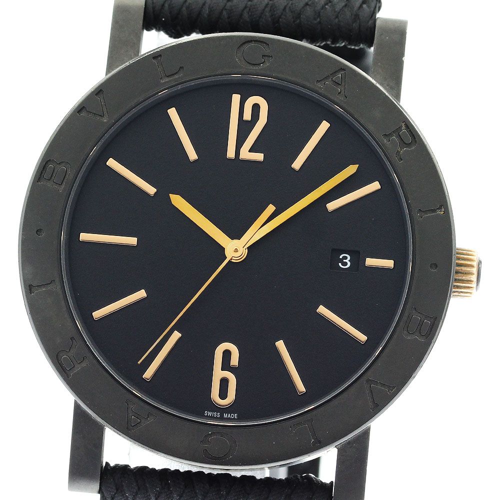 ブルガリ BVLGARI BB41S ブルガリブルガリ デイト 自動巻き メンズ 箱 保証書付き_919490