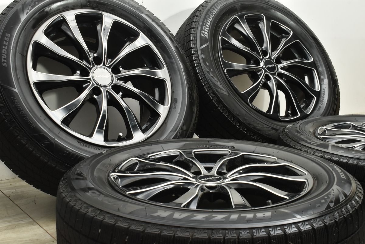 スタッドレス バルミナ 17 in 7 J 38 PCD 114 3 ブリヂストン ブリザック VRX 225 60 R アルファード フォレスター デリカD 5