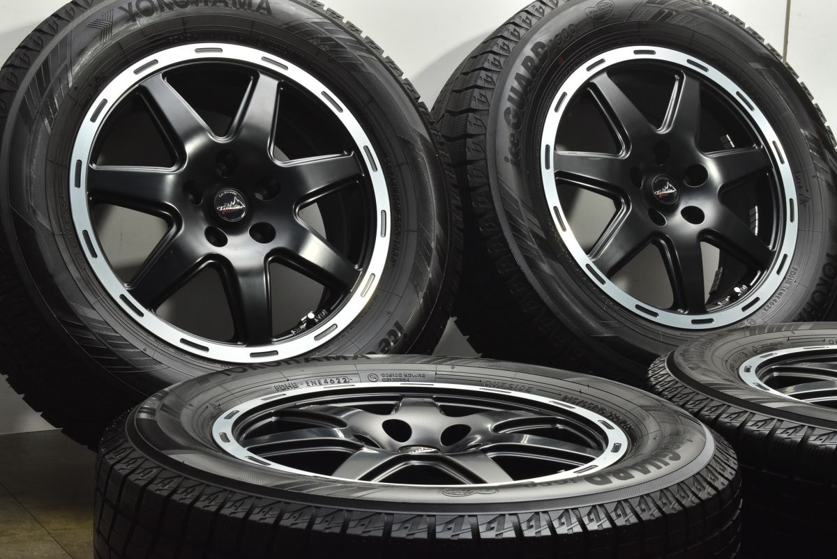 バリ溝 TIRADO CROSS 16 in 6 5 J 40 PCD 110 ヨコハマ アイスガード iG 60 215 65 R ジープ レネゲード コンパス スタッドレス