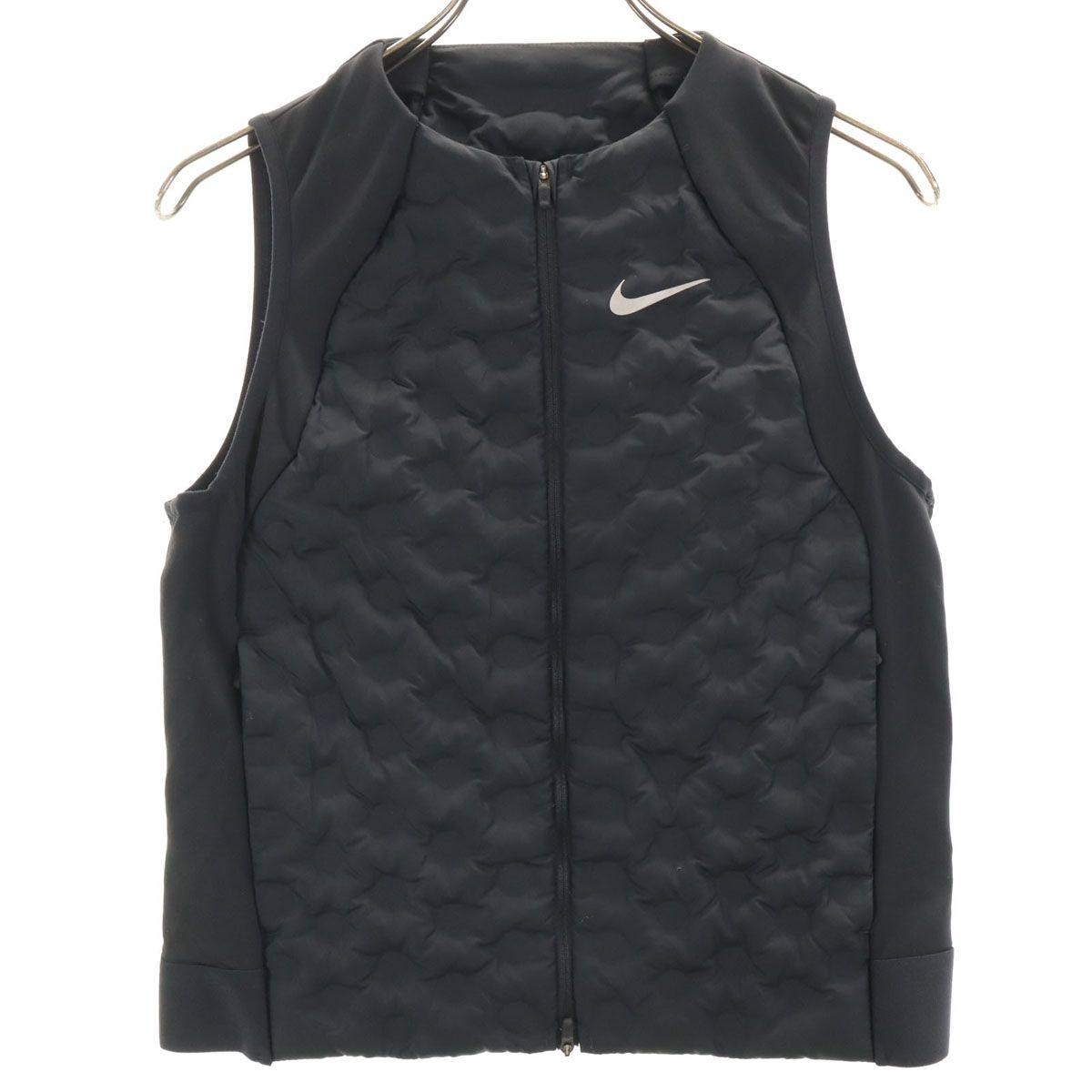 美品 NIKE ナイキ エアロロフト ダウンベスト S ブラック レディース